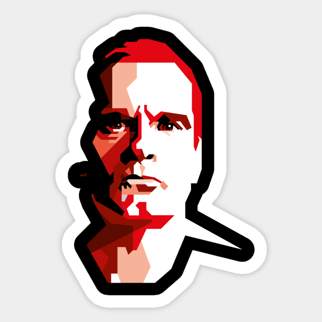 Henry Rollins Sticker by difrats